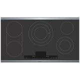 36" Electric Cooktop, 5 Burner Bosch Benchmark NETP669SUC