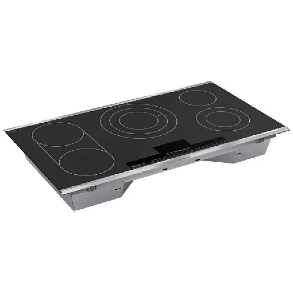 36" Electric Cooktop, 5 Burner Bosch Benchmark NETP669SUC