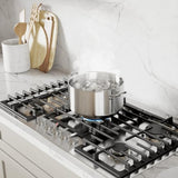 Bosch 500 Series NGM5059UC Gas Cooktop, 30 inch Exterior Width, 5 Burners, Stainless Steel colour