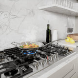 Bosch 500 Series NGM5059UC Gas Cooktop, 30 inch Exterior Width, 5 Burners, Stainless Steel colour