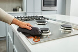 Bosch 500 Series NGM5059UC Gas Cooktop, 30 inch Exterior Width, 5 Burners, Stainless Steel colour