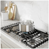 Bosch 500 Series NGM5059UC Gas Cooktop, 30 inch Exterior Width, 5 Burners, Stainless Steel colour