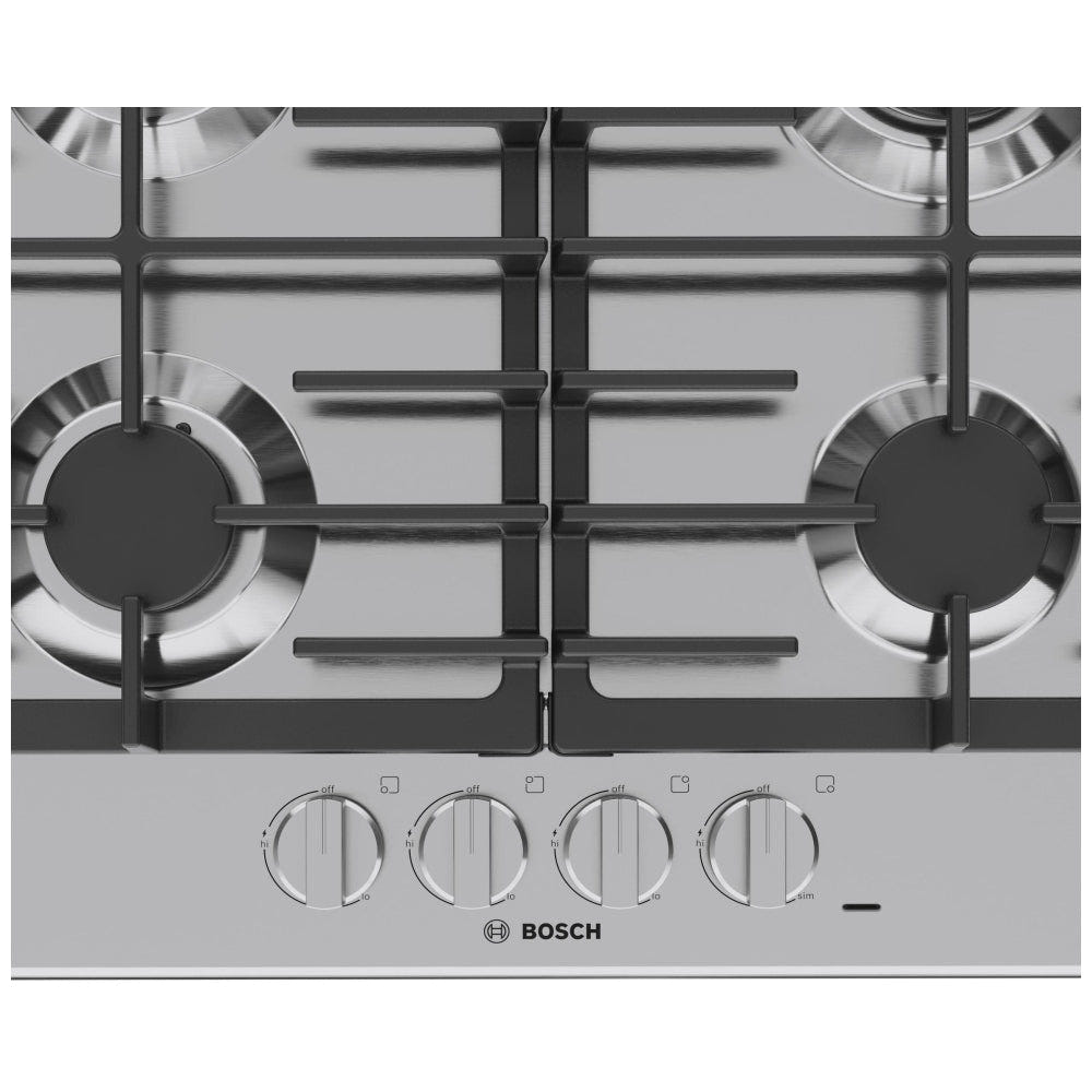Bosch 500 Series NGM5453UC 22" Gas Cooktop 4 Burner 15K BTU
