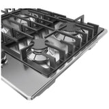 Bosch NGM5453UC Gas Cooktop, 24 inch Exterior Width, 4 Burners, 10,300 BTU Highest Burner, Stainless Steel colour