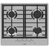 Bosch NGM5453UC Gas Cooktop, 24 inch Exterior Width, 4 Burners, 10,300 BTU Highest Burner, Stainless Steel colour