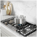Bosch 500 Series NGM5659UC Gas Cooktop, 36 inch Exterior Width, 5 Burners, 10,300 BTU Highest Burner, Stainless Steel colour
