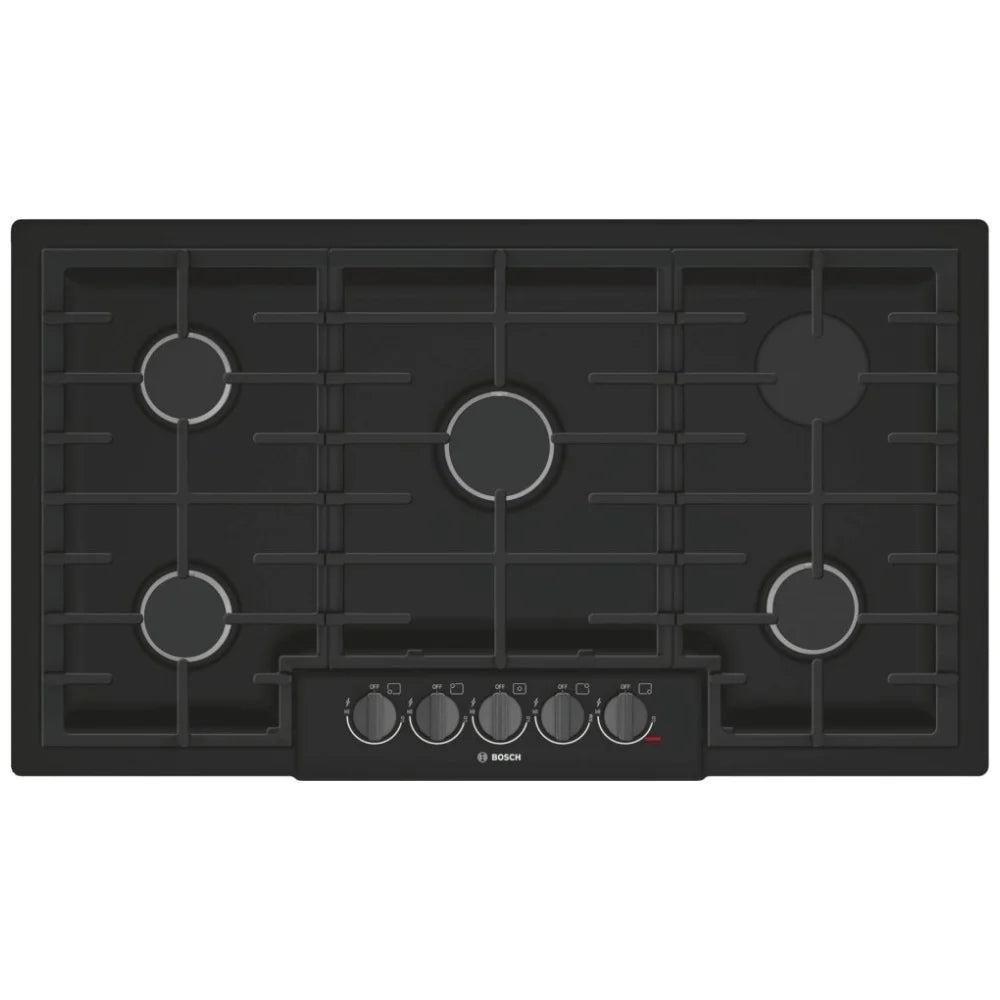 Bosch 800 Series 36" Gas Cooktop, 5 BRNR, BlkSS NGM8646UC review