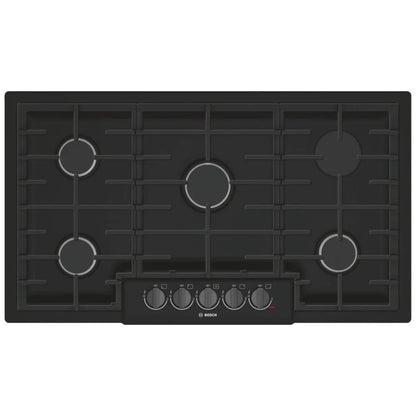 36" Gas Cooktop, 5 BRNR, BlkSS NGM8646UC