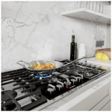 Bosch Benchmark Series NGMP659UC Gas Cooktop, 36 inch Exterior Width, 5 Burners, 6,000 BTU Highest Burner, Stainless Steel colour