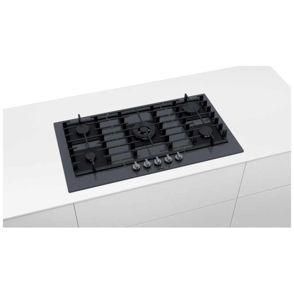 36" Bosch Benchmark Gas Cooktop, Benchmark, Tempered Glass, FlameSelect NGMP677UC