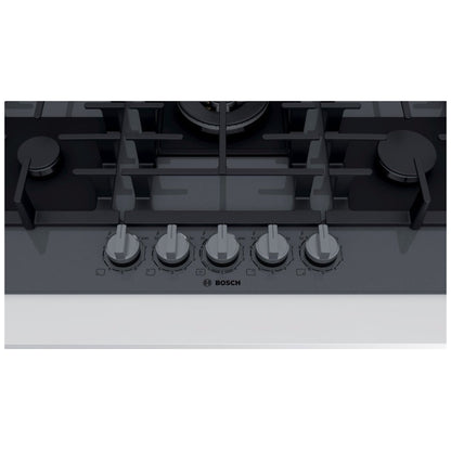 36" Bosch Benchmark Gas Cooktop, Benchmark, Tempered Glass, FlameSelect NGMP677UC
