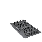 Bosch Benchmark Series NGMP677UC Gas Cooktop, 36 inch Exterior Width, 5 Burners, 14,300 BTU Highest Burner, Dark Silver colour