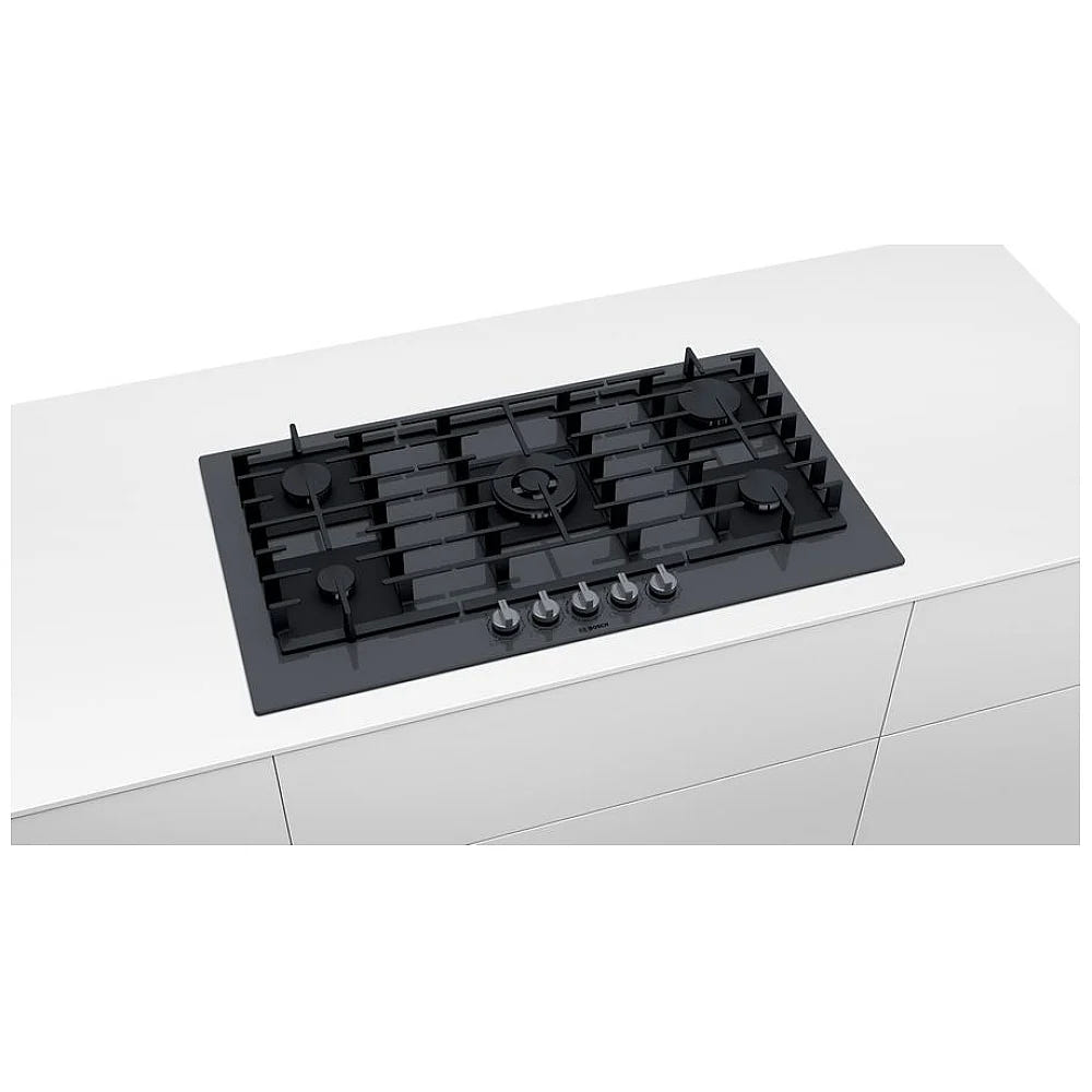 36" Gas Cooktop, Benchmark, Tempered Glass, FlameSelect® NGMP677UC