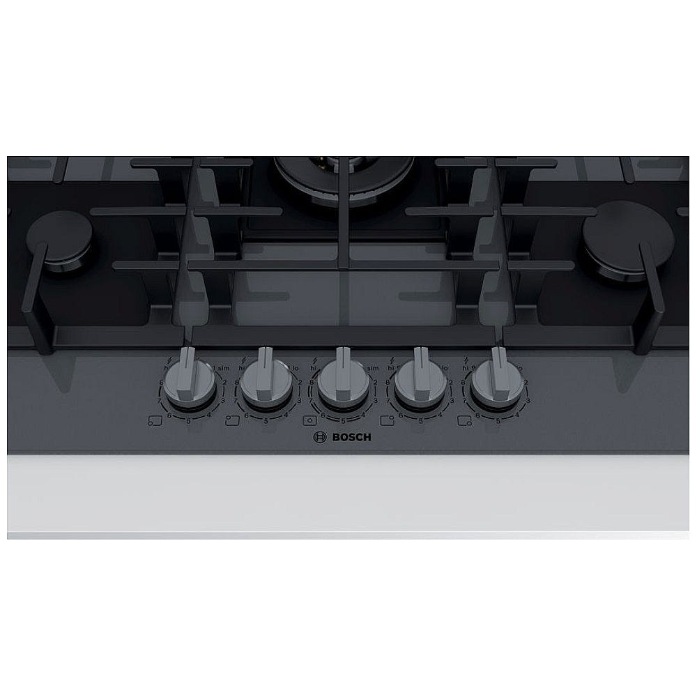 36" Bosch Benchmark Gas Cooktop, Benchmark, Tempered Glass, FlameSelect NGMP677UC