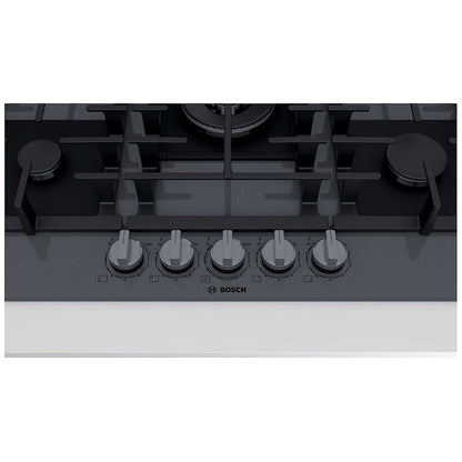 36" Bosch Benchmark Gas Cooktop, Benchmark, Tempered Glass, FlameSelect NGMP677UC