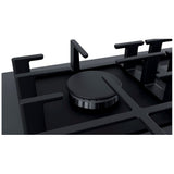 Bosch Benchmark Series NGMP677UC Gas Cooktop, 36 inch Exterior Width, 5 Burners, 14,300 BTU Highest Burner, Dark Silver colour