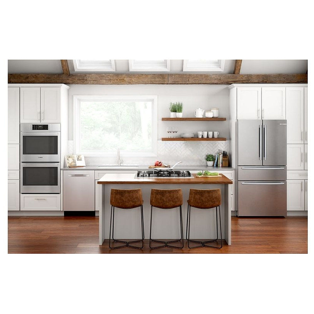 36" Bosch Benchmark Gas Cooktop, Benchmark, Tempered Glass, FlameSelect NGMP677UC