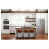 Bosch Benchmark Series NGMP677UC Gas Cooktop, 36 inch Exterior Width, 5 Burners, 14,300 BTU Highest Burner, Dark Silver colour