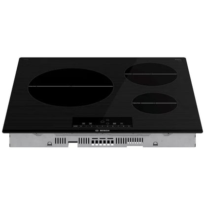 Bosch 500 Series NIT5460UC Electric Cooktop, 24 inch Exterior Width, 3 Burners, 3,700 Highest Burner Element (Watts), Black colour