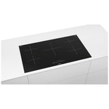 Bosch 500 Series NIT5660UC Induction Cooktop, 36 inch Exterior Width, 5 Burners, 3,600 W Highest Element, Black colour