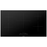 Bosch 500 Series NIT5660UC Induction Cooktop, 36 inch Exterior Width, 5 Burners, 3,600 W Highest Element, Black colour
