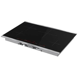 Bosch 800 Series 30" Induction Cooktop - Black Stainless Steel Frame - Home Connect
