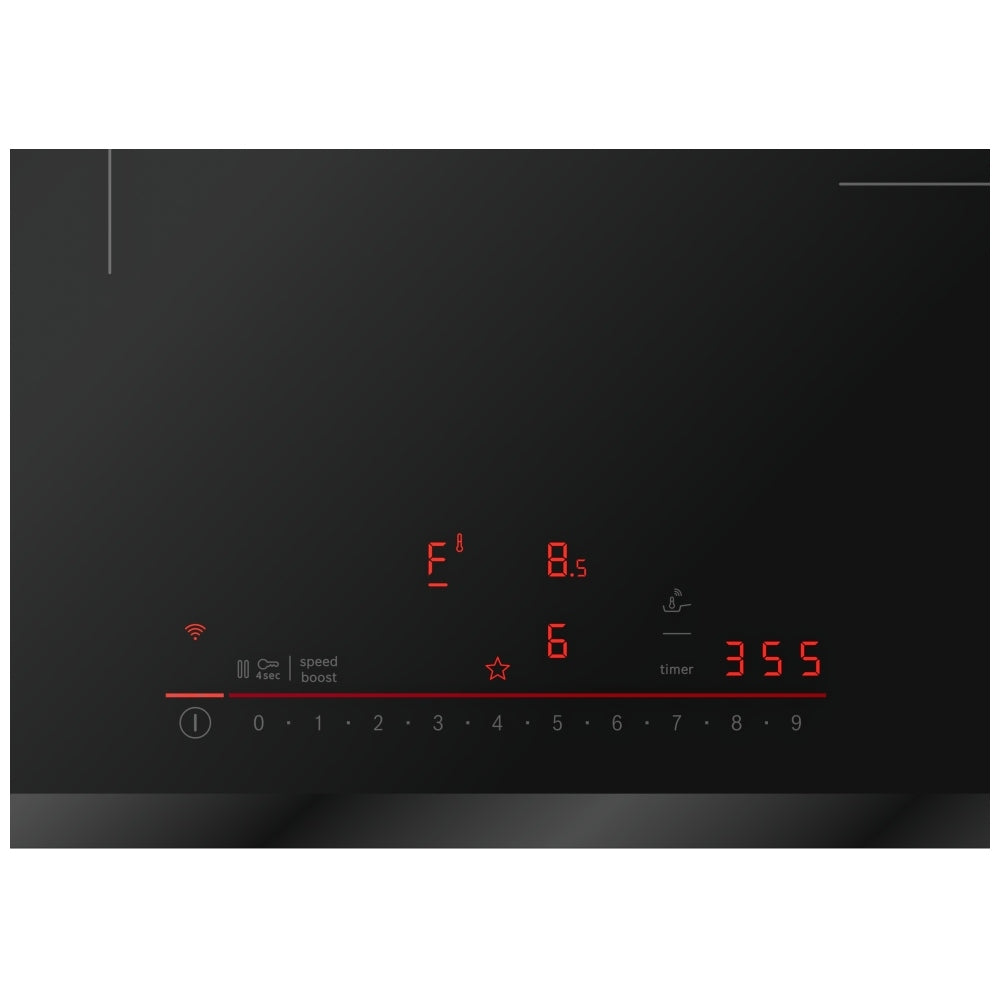 Bosch NIT8461UC Induction Cooktop, 24 inch Exterior Width, 3 Burners, 3,600 W Highest Element, Black colour