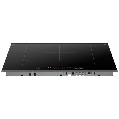 36" Induction Cooktop, Black, Stainless Steel Frame, Home Connect NIT8660SUC
