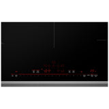Bosch 800 Series NIT8660SUC Induction Cooktop, 36 inch Exterior Width, 5 Burners, 3,700 W Highest Element, Black colour