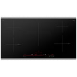 Bosch 800 Series NIT8660SUC Induction Cooktop, 36 inch Exterior Width, 5 Burners, 3,700 W Highest Element, Black colour