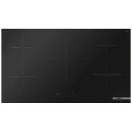 Bosch 800 Series Induction Cooktop, 36 inch Exterior Width, 5 Burners, 3,600 Watts Highest Burner Element, Black colour