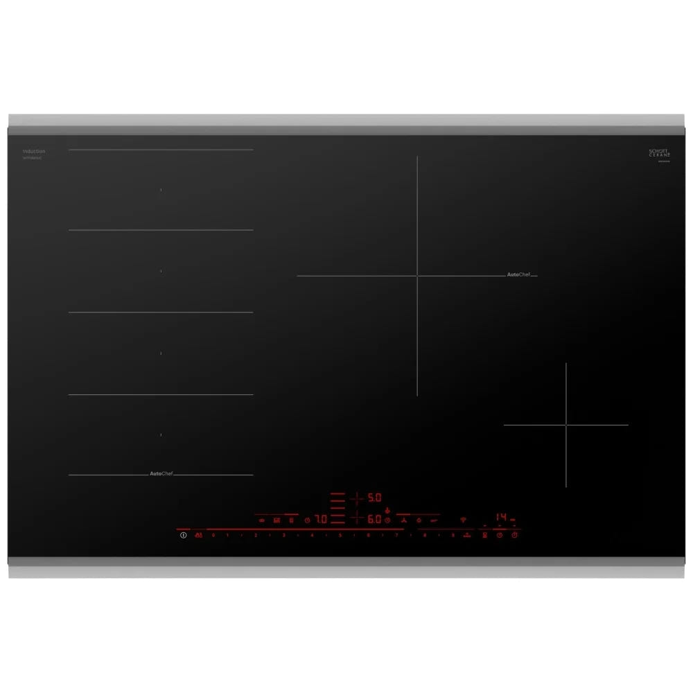 30" Induction Cooktop, Black, Stainless Steel Frame, Home Connect NITP060SUC