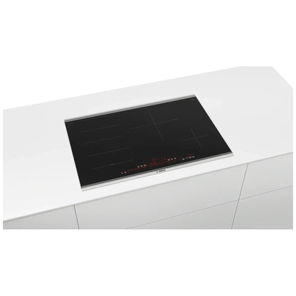 30" Induction Cooktop, Black, Stainless Steel Frame, Home Connect NITP060SUC