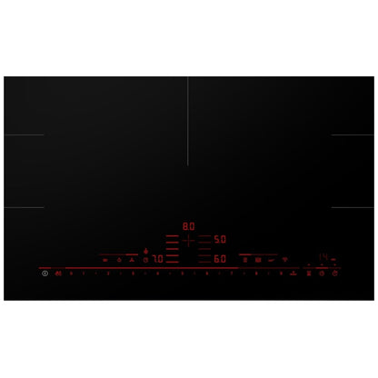 36" Induction Cooktop, Black, Frameless, Home Connect NITP660UC