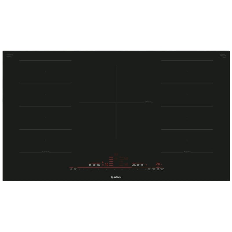 Bosch Benchmark Series NITP660UC Induction Cooktop, 36 inch Exterior Width, 5 Burners, 3,700 W Highest Element, Black colour