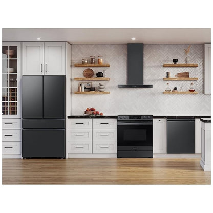 Samsung Bespoke NK30CB700W33AA Range Hood, 30 inch Exterior Width, Chimney, Wall Mounted, 630 CFM, Accepts Both