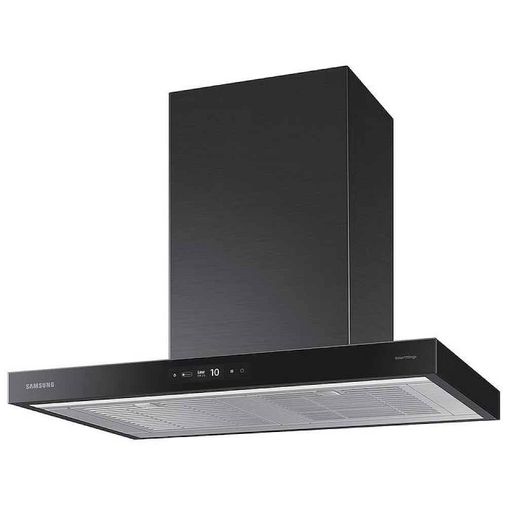 Samsung Bespoke NK30CB700W33AA Range Hood, 30 inch Exterior Width, Chimney, Wall Mounted, 630 CFM, Accepts Both