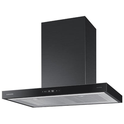 Samsung Bespoke NK30CB700W33AA Range Hood, 30 inch Exterior Width, Chimney, Wall Mounted, 630 CFM, Accepts Both