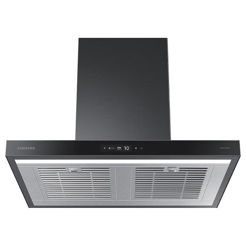 Samsung Bespoke NK30CB700W33AA Range Hood, 30 inch Exterior Width, Chimney, Wall Mounted, 630 CFM, Accepts Both