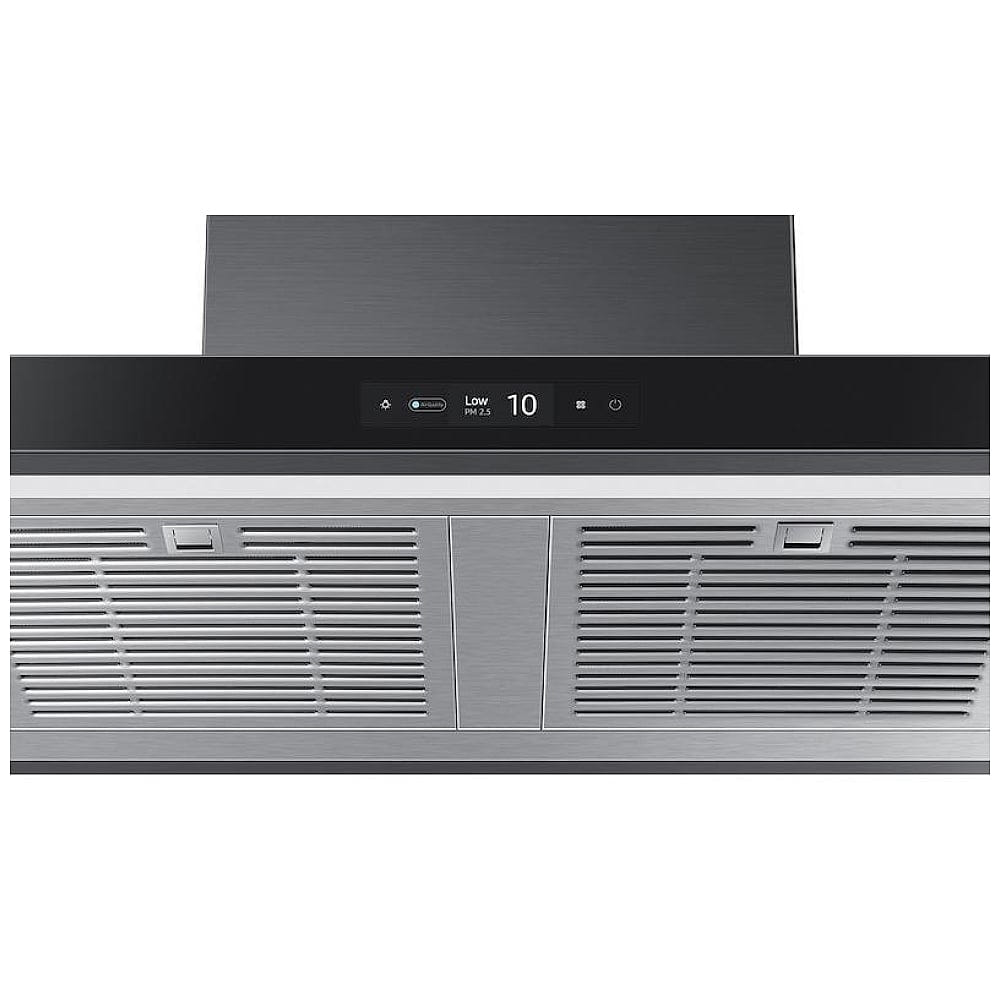 Samsung Bespoke NK30CB700W33AA Range Hood, 30 inch Exterior Width, Chimney, Wall Mounted, 630 CFM, Accepts Both