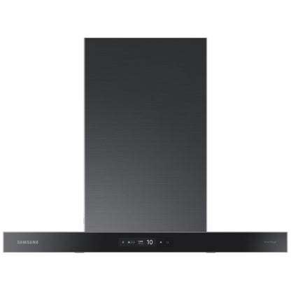 Samsung Bespoke NK30CB700W33AA Range Hood, 30 inch Exterior Width, Chimney, Wall Mounted, 630 CFM, Accepts Both