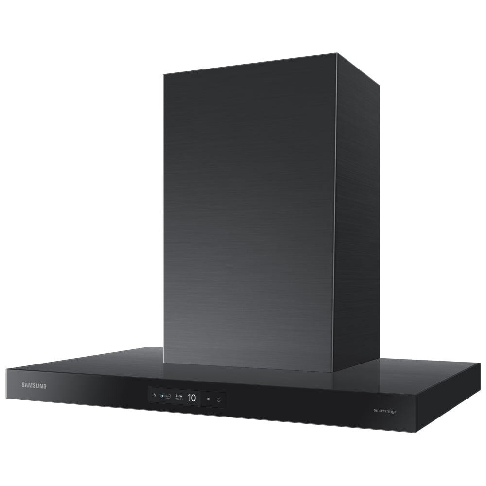Samsung Bespoke NK30CB700W33AA Range Hood, 30 inch Exterior Width, Chimney, Wall Mounted, 630 CFM, Accepts Both
