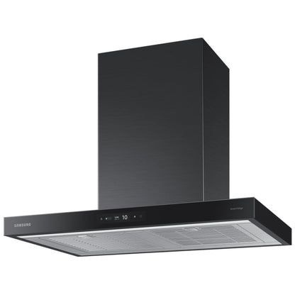 Samsung Bespoke NK30CB700W33AA Range Hood, 30 inch Exterior Width, Chimney, Wall Mounted, 630 CFM, Accepts Both
