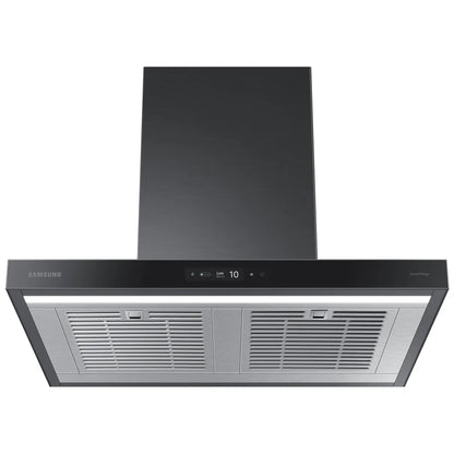 Samsung Bespoke NK30CB700W33AA Range Hood, 30 inch Exterior Width, Chimney, Wall Mounted, 630 CFM, Accepts Both