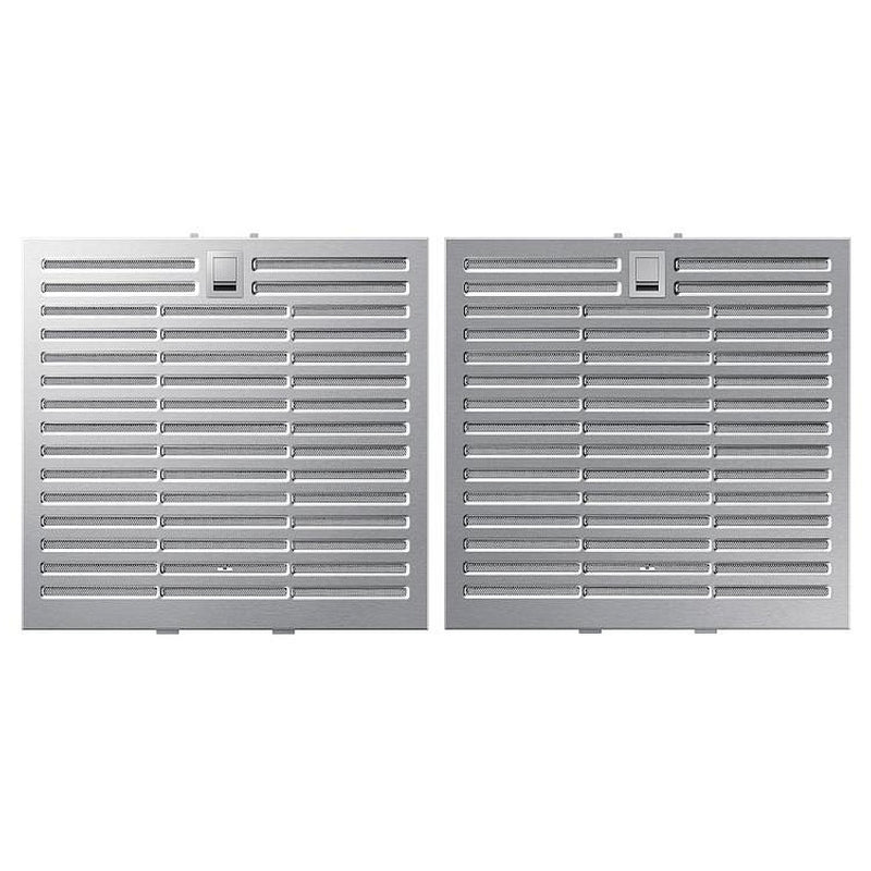 Samsung Bespoke NK30CB700WCGAA Range Hood, 30 inch Exterior Width, 630 CFM, LED, Charcoal Filters, Grey Glass colour