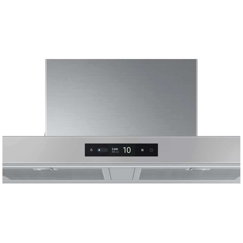 Samsung Bespoke NK30CB700WCGAA Range Hood, 30 inch Exterior Width, Chimney, Wall Mounted, 630 CFM, Accepts Both