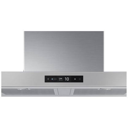 Samsung Bespoke NK30CB700WCGAA Range Hood, 30 inch Exterior Width, Chimney, Wall Mounted, 630 CFM, Accepts Both