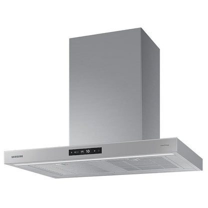 Samsung Bespoke NK36CB700WCGAA Range Hood, 36 inch Exterior Width, Chimney, Wall Mounted, 630 CFM, Accepts Both