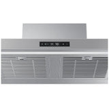 Samsung Bespoke NK36CB700WCGAA Range Hood, 36 inch Exterior Width, 630 CFM, LED, Charcoal Filters, Grey Glass colour