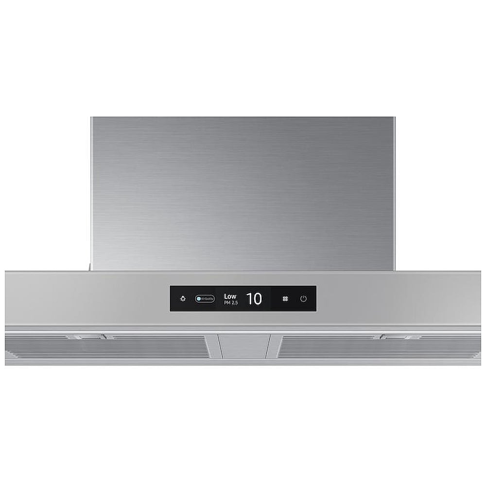 Samsung Bespoke NK36CB700WCGAA Range Hood, 36 inch Exterior Width, Chimney, Wall Mounted, 630 CFM, Accepts Both